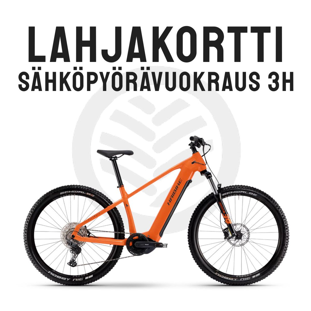 LAHJAKORTTI SÄHKÖPYÖRÄN VUOKRAUS 3H